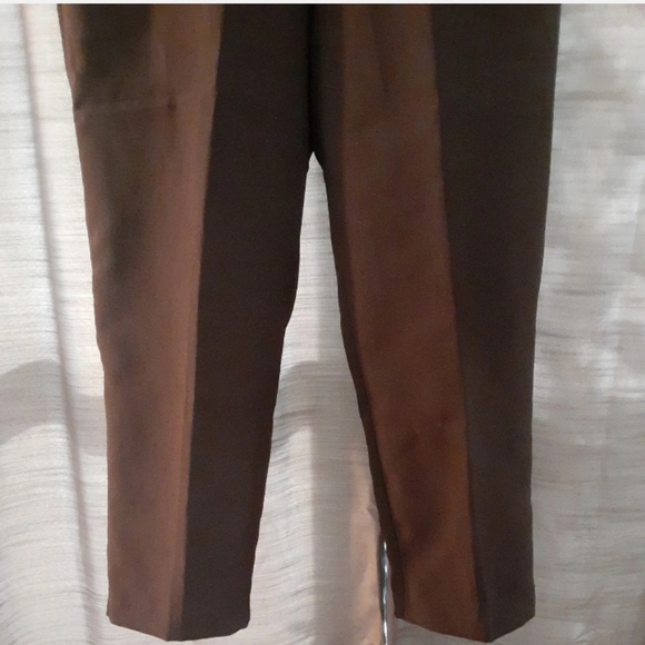 Laura Scott Brown Slacks Size 10 Petite - Picture 3 of 6
